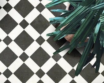 Knightsbridge Tile Stencil: Victorian Floor & Patio Decor
