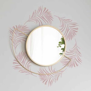 Ginkgo Chinese Leaf Stencil//Botanical Home Decor Stencil Paint Bespoke Wallpaper Effect with Stencils DIY Stencils S// 26X29CM // 10.2X11.5 Ideal Stencils