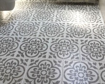 Zenjoji Tile Pattern Stencil Geometric Paint Pattern On Etsy