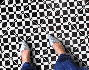 Zenjoji Tile Pattern Stencil Geometric Paint Pattern On Etsy