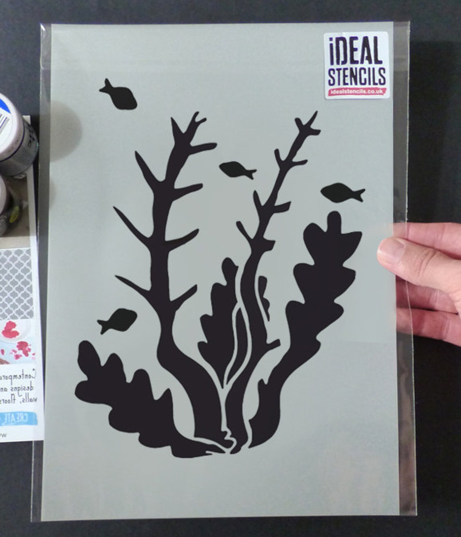 Seaweed Fish Stencil Painting Stencil for Wall Decor and | Etsy
