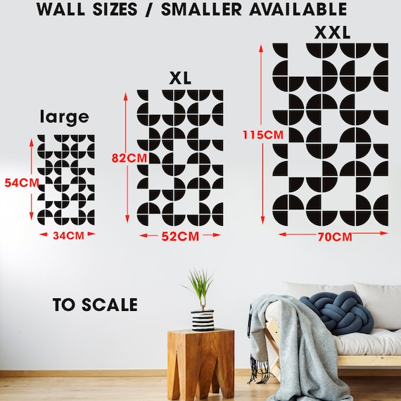 30 - 70 Cm Stencil Paint Template For Walls Furniture Tile