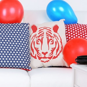 Tiger Stencil, nursery decor, Home Decor Art Craft Painting Stencils, Paint Walls, Fabrics, Furniture - Reusable Mylar - By Ideal Stencils