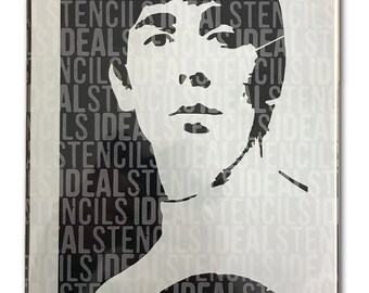 Keith Moon STENCIL, Painting and Art Stencil for decorating Walls, Fabrics & Furniture - Reusable - Size Options - By Ideal Stencils