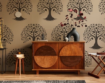 Tree of Life Stencil: Large Wall Decor, Painting Art Projects