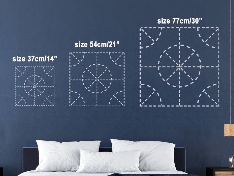 Meridian Wall Pattern Stencil: Nautical Decor - Etsy