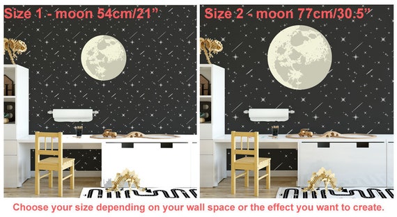 Mond-Schablonen-Set Für Wände, Wandbilder Und Kunstprojekte, Wiederverwendbare Schichtschablone Für DIY Malerei, Zeichnen, Nachzeichnen