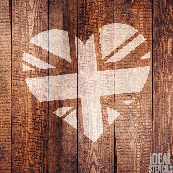Union Jack Flag Stencil Reusable Painting Home Decor Art Craft ideal Stencils
