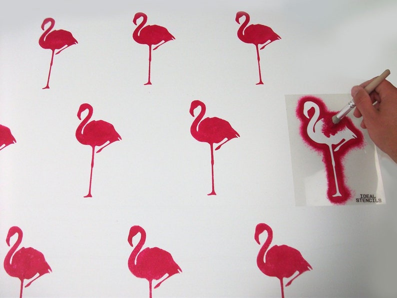 Flamingo Stencil