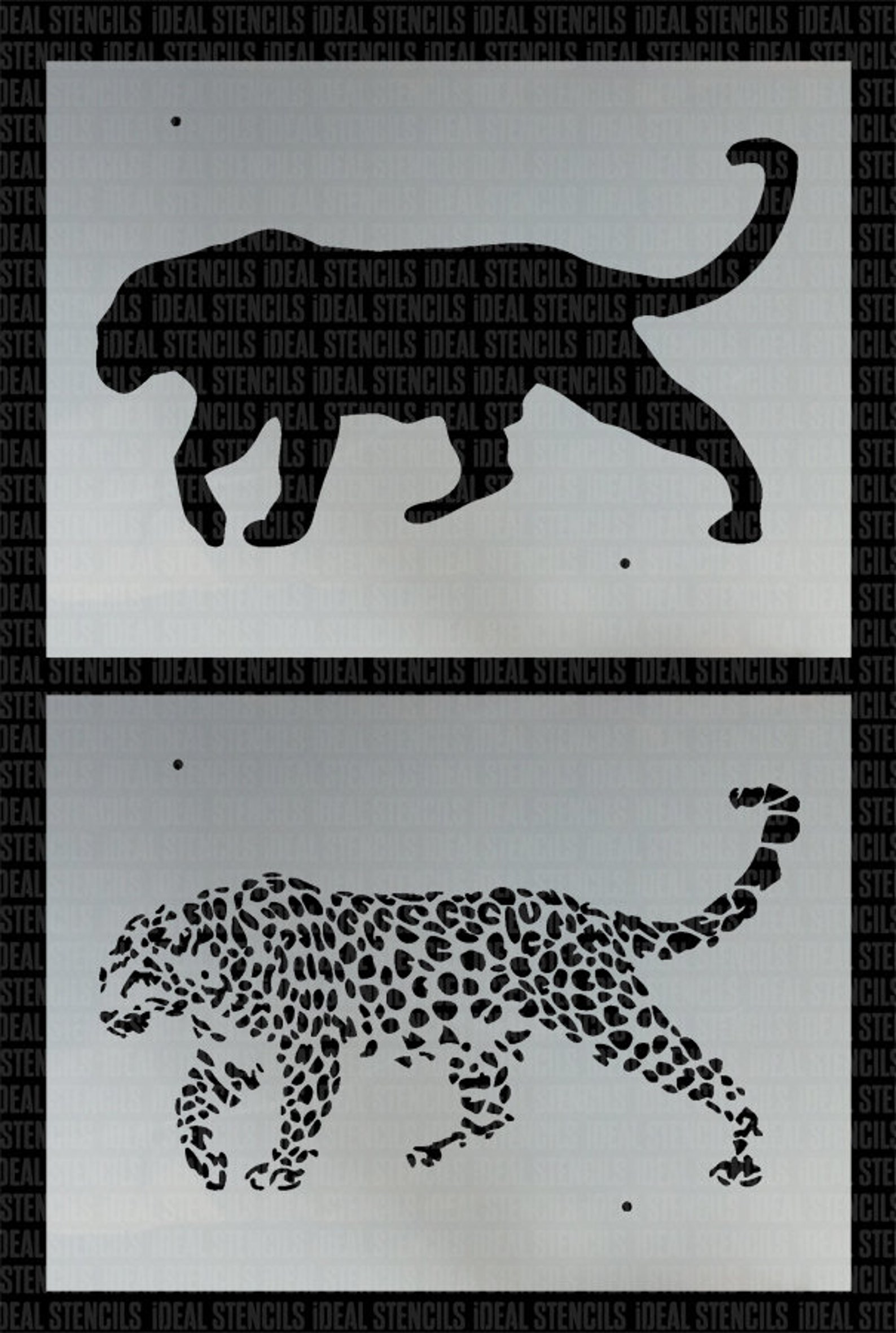Leopard Multi Layer STENCIL Home Decor Art Craft Paint Etsy