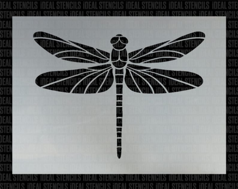 DRAGONFLY STENCIL Insect Stencil Home Decor Art Craft Etsy dragonfly-stencil-insect-stencil-home-decor-art-craft-etsy