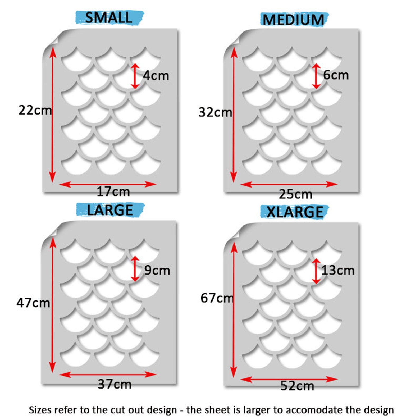 Meerjungfrau Schuppen Kinderzimmer Schablone Meerjungfrau - Etsy.de