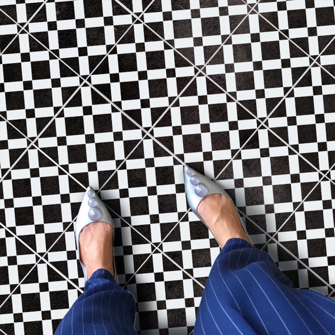 Knightsbridge TILE STENCIL Victorian Style Revamp Tiles | Etsy