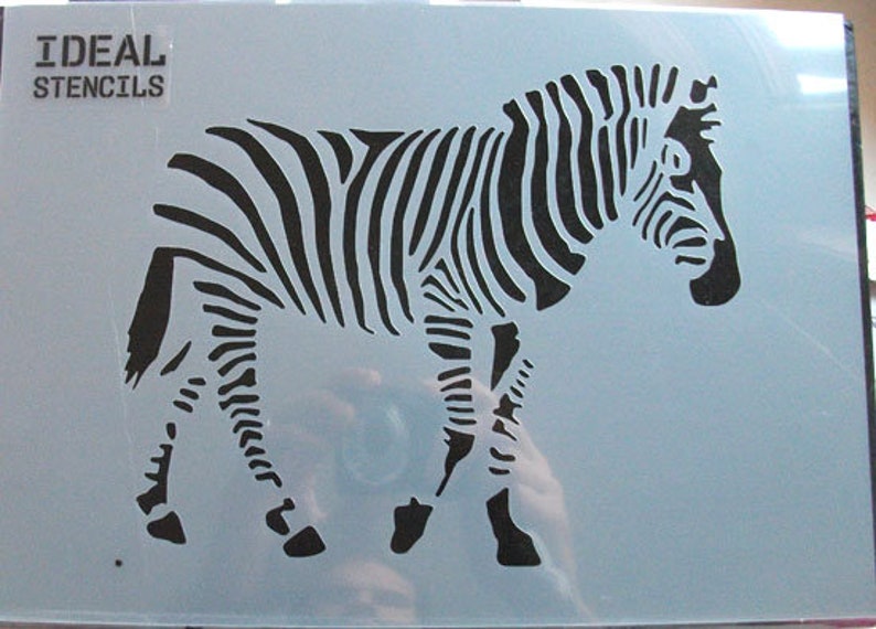 Zebra Stencil Nursery Wall Decor Painting STENCIL for Walls Etsy Canada