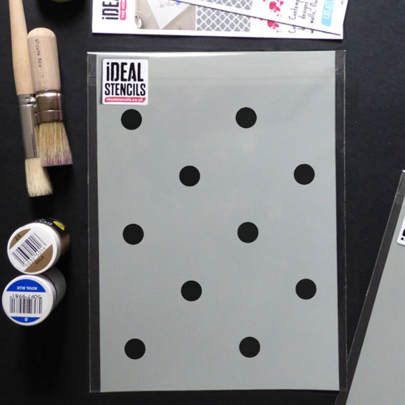 Polka Dot Nursery Stencil Painting Stencil for Nursery Walls Etsy