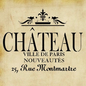 stencil, french, shabby chic,Chateau, furniture stencil, wall painting art craft stencil