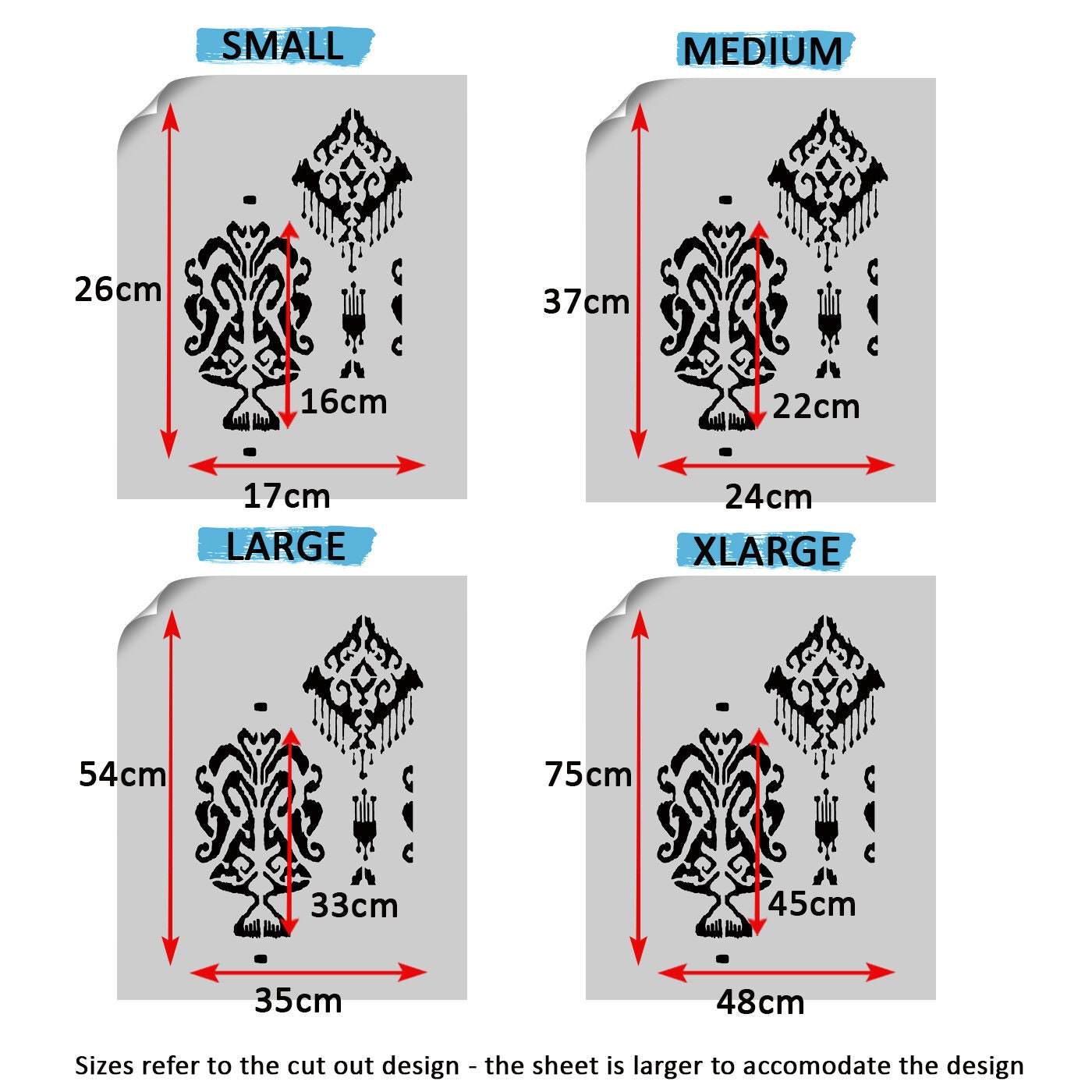 Kupang Ikat Schablonenmuster marokkanische Schablone Malerei | Etsy