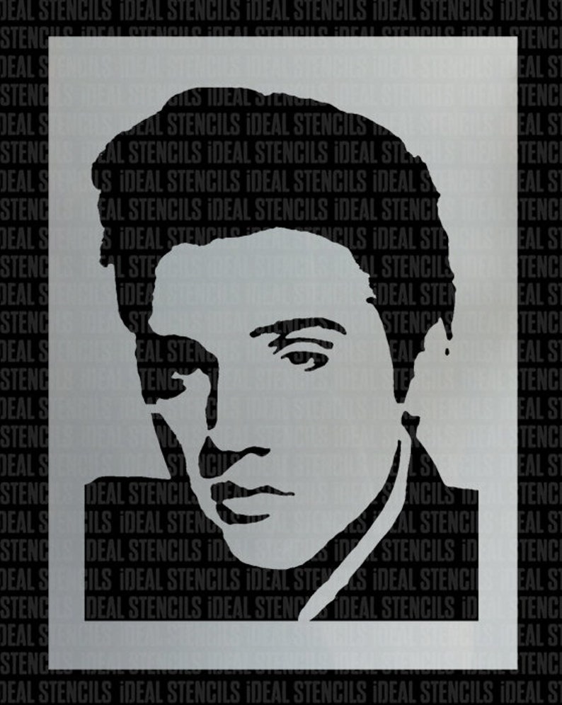 Elvis STENCIL Home DECOR Art Craft Reusable Painting Stencil Etsy