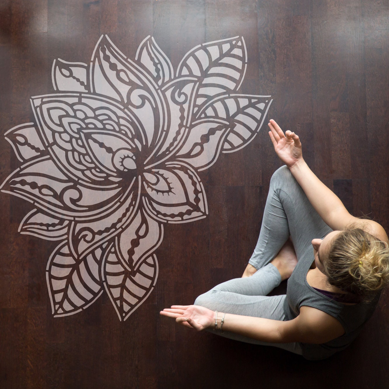 Spiritual Journey Mandala Stencil - Mandala Stencil - Wall Stencils - Floor  Stencils - Zen Stencils - Create Mandala Wall - Reusable 5 sizes