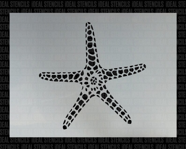 Starfish STENCIL Nautical Stencil Painting Stencil Home Etsy