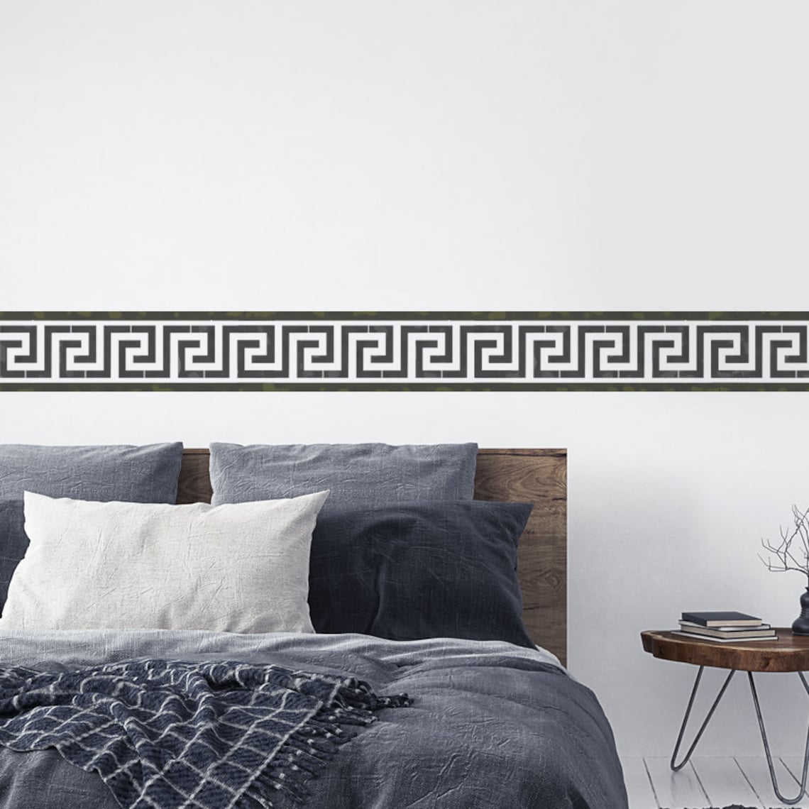 GREEK KEY Wall Border Pattern Stencil Large Painting Stencil - Etsy UK