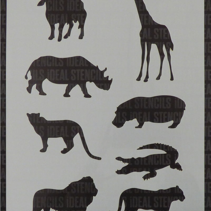 Animal Stencils - Etsy