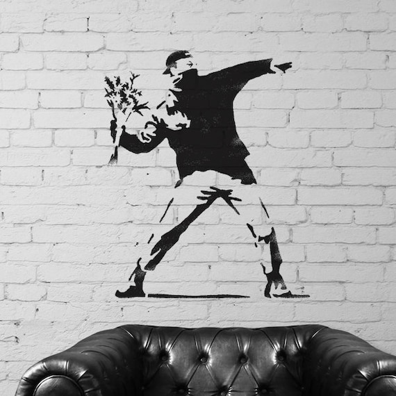 A4 Taille Pochoir - Petit Banksy Rat Musique Mylar Cha/îne Airbrush Peinture murale Art Artisanat Pochoir