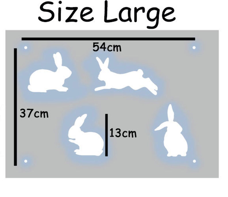 Rabbit Stencil Peter Rabbit Nursery Rabbit Décor Nursery | Etsy