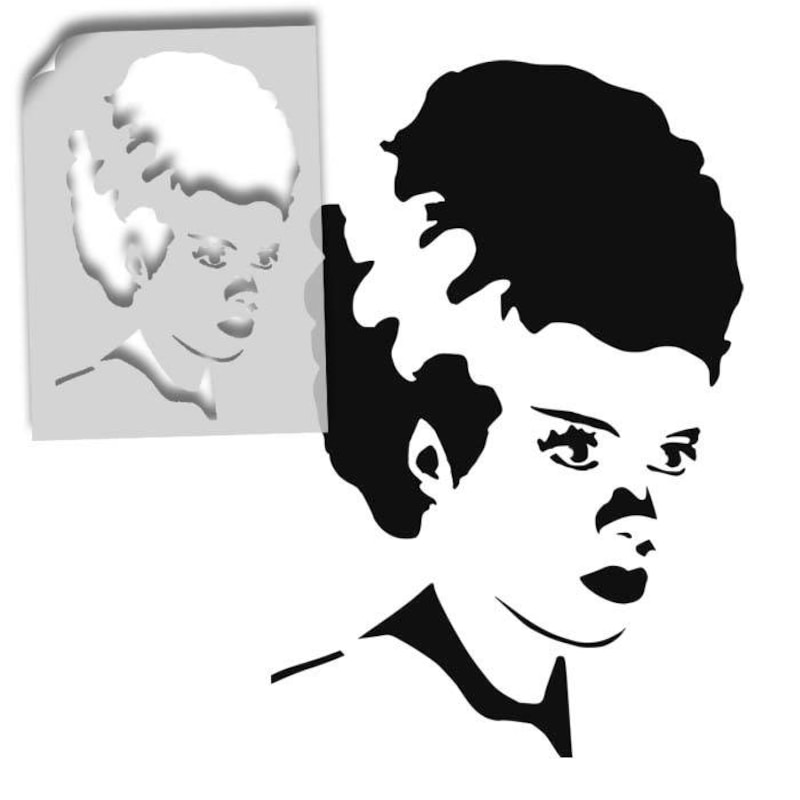 Frankenstein Stencil - Etsy