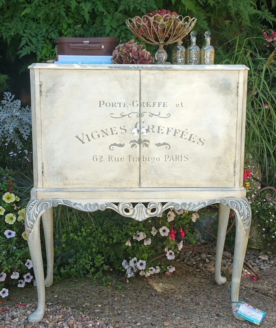 Vintage French Stencil Upcyle Furniture Shabby Chic Etsy Australia