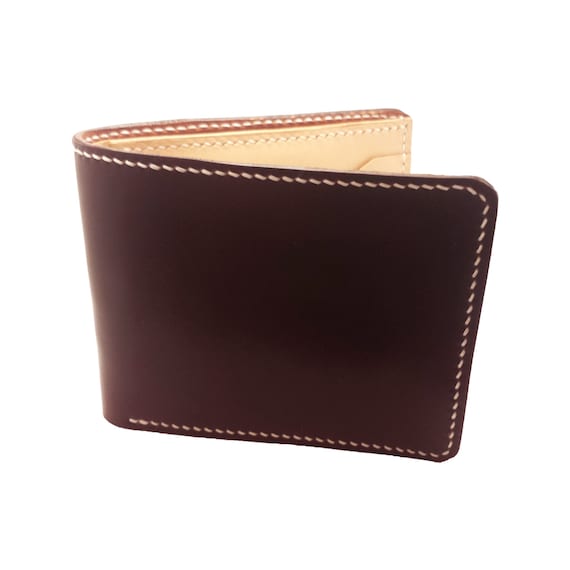 Men S Horween Cordovan Bifold Wallet Etsy - image 0