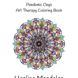 Printable Mandala Art Therapy Coloring Book Meditative - Etsy