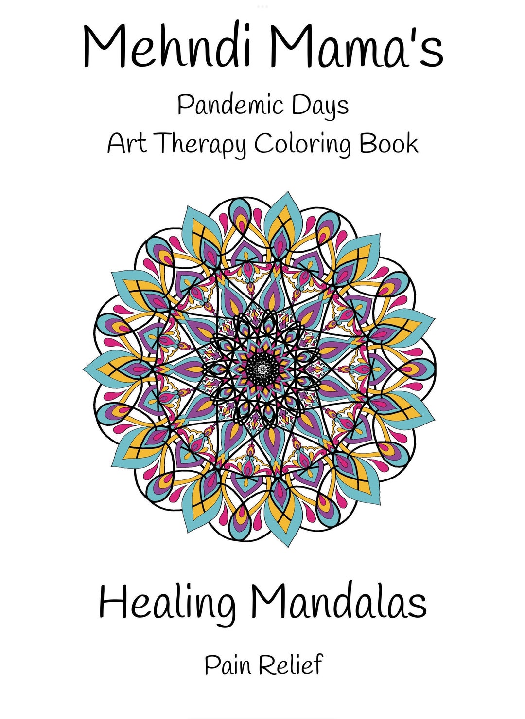 Printable Mandala Art Therapy Coloring Book Meditative - Etsy