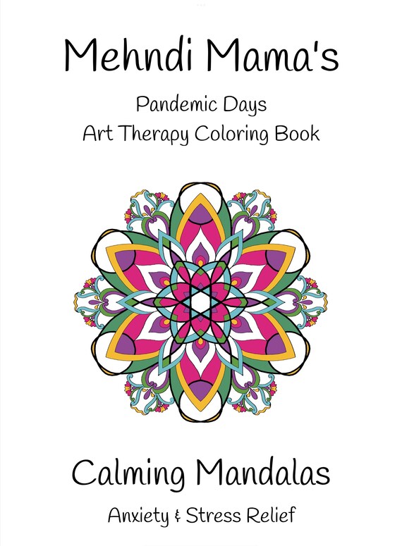 Printable Mandala Art Therapy Coloring Book Meditative - Etsy