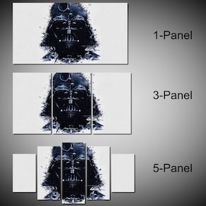 Framed Star Wars Darth Vader Anakin Skywalker Wall Canvas Art - Ready to Hang