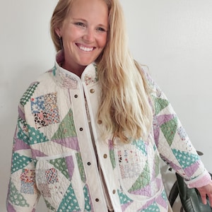 Quilt Jacket - Vintage Quilt - Medium