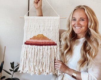 Sunset Macrame Wallhanging - Boho