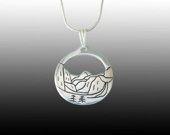 Yosemite Pendant in Sterling Silver