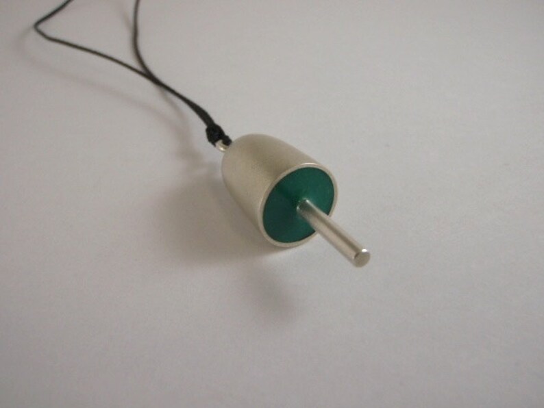 Lobster Buoy Necklace Sterling Silver Large Teal Etsy