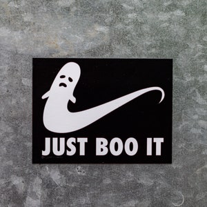 Ghost Magnet - Just Boo It - Nike Satire