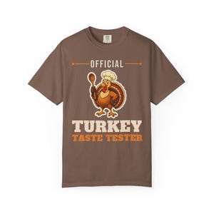 Official Turkey Taste Tester Shirt, Funny Thanksgiving T-Shirt, Turkey Day Tee, Family Thanksgiving Shirt, Comfort Colors Fall Tee