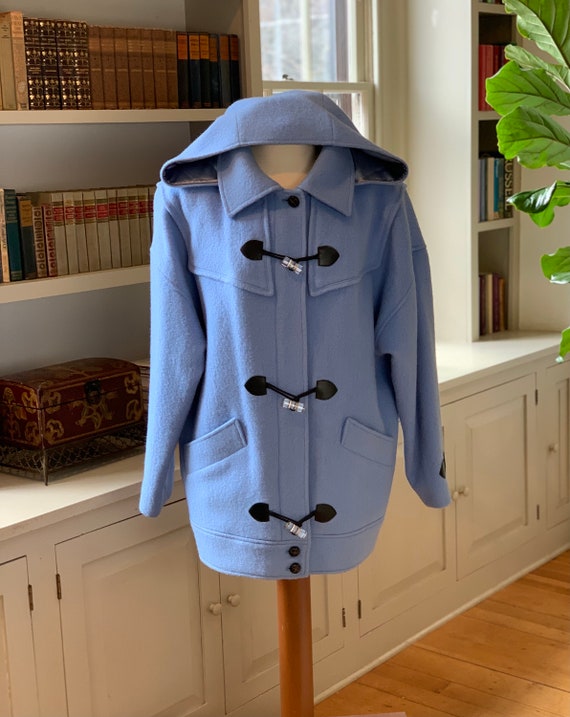 Genuine Vintage Hudson Bay Blanket Sky Blue Coat