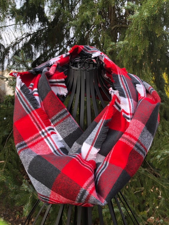 Plaid hotsell christmas scarf