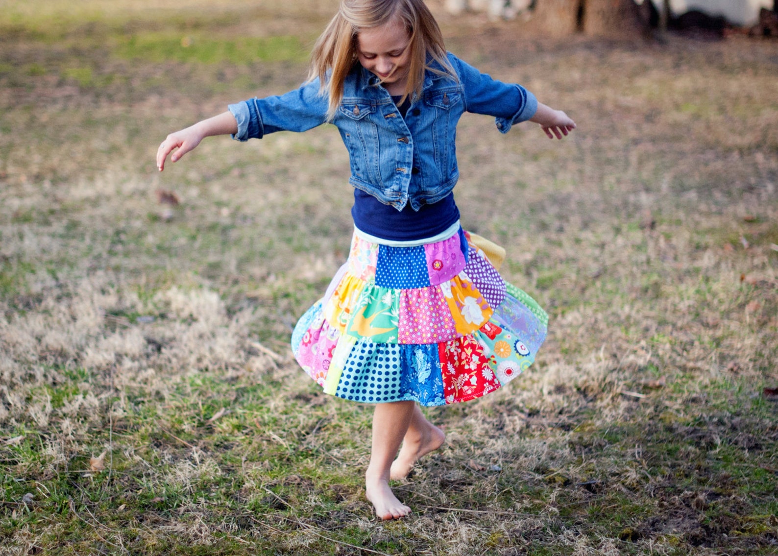 Little Girls Easter Skirt Little Girls Twirl Skirt Little Etsy