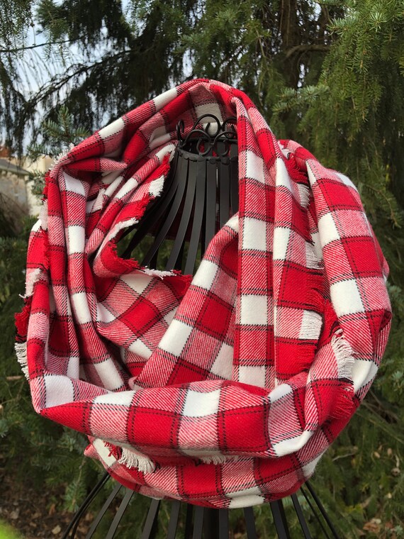 red flannel scarf