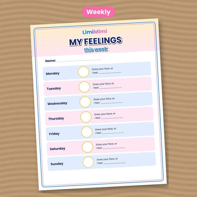 Emotion Chart Craft Feelings Chart for Kids Printable, Emotions Chart, How Do I Feel Today ...