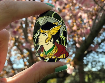 I Was Worthy! Mischief God Pin