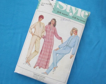 May include: A sewing pattern for a jumpsuit, a dress, and pants. The pattern is for sizes 16, 18, and 20. The pattern is from Style magazine and is priced at $2.40 in Australia and $1.80 in New Zealand.