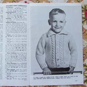 Vintage Ages 12 Months-6 Years, Patterns for Children's Garments Knitting Booklet, Kaiapoi No 50 image 3