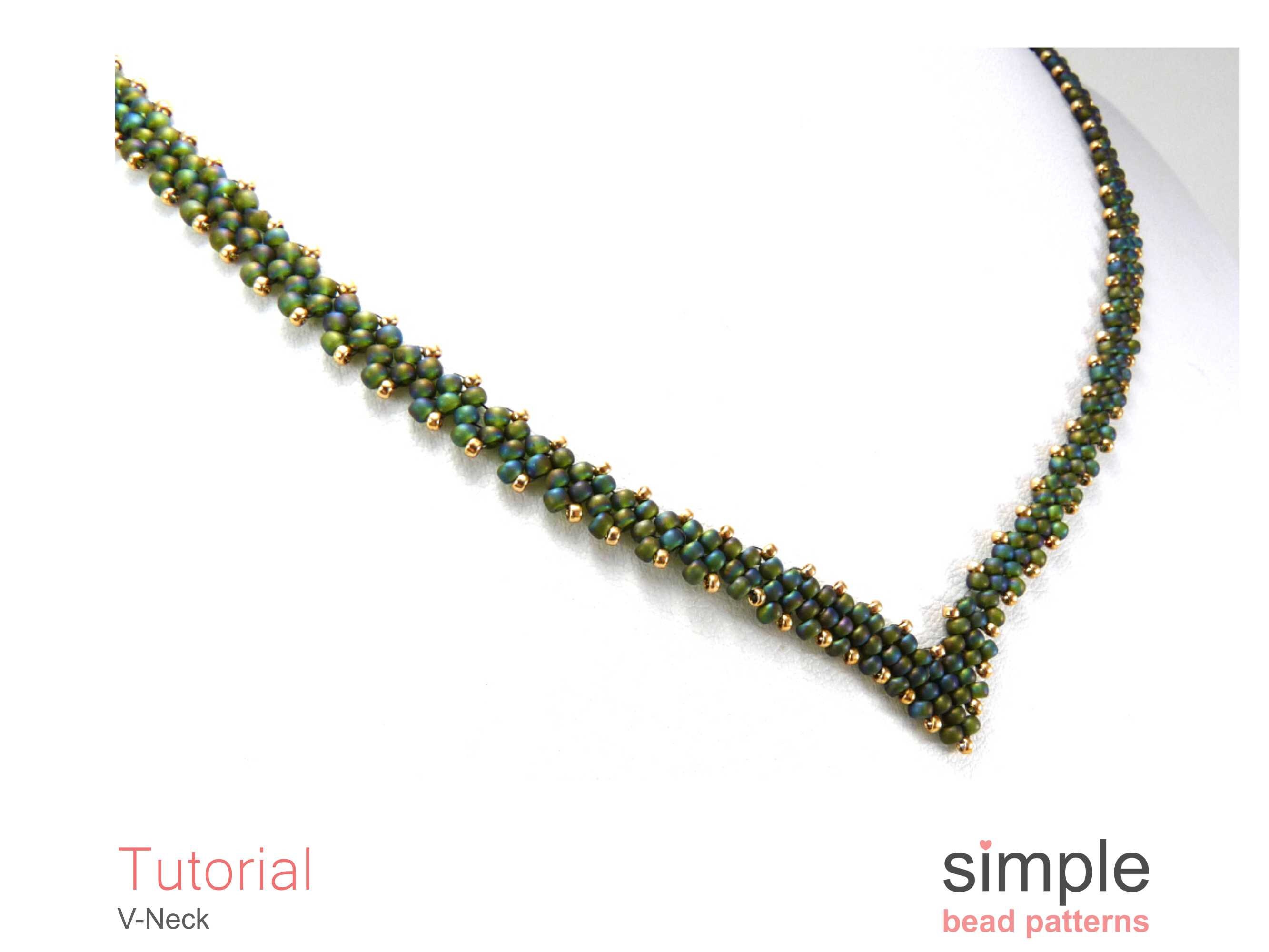 Peyote stitch deals necklace patterns